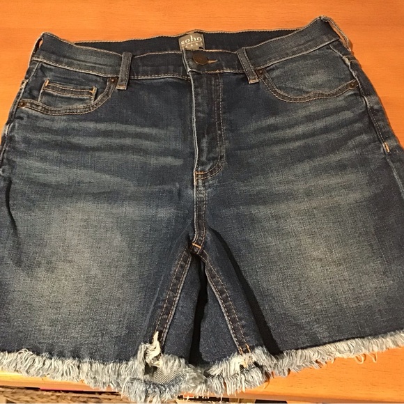 Stretch Denim Shorts - Picture 1 of 2